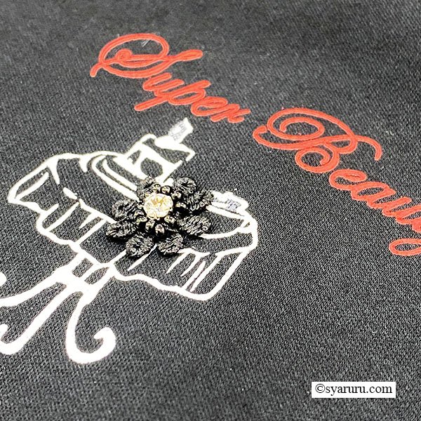 画像8: 【SuperBeauty  】モノトーンモデルプリントＴシャツ《送料220円代引は通常送料》 (8)