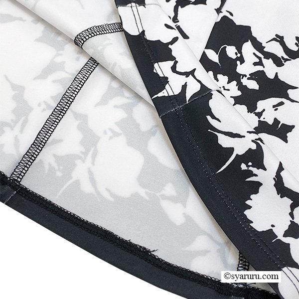 画像7: 【SuperBeauty  】モノトーン柄チュニックＴシャツ (7)