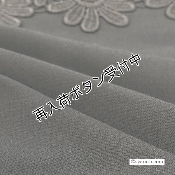 画像10: 【《半額以下+クーポン＋POINT！》SuperBeauty 】花モチーフ付異素材切替Ｔシャツ (10)