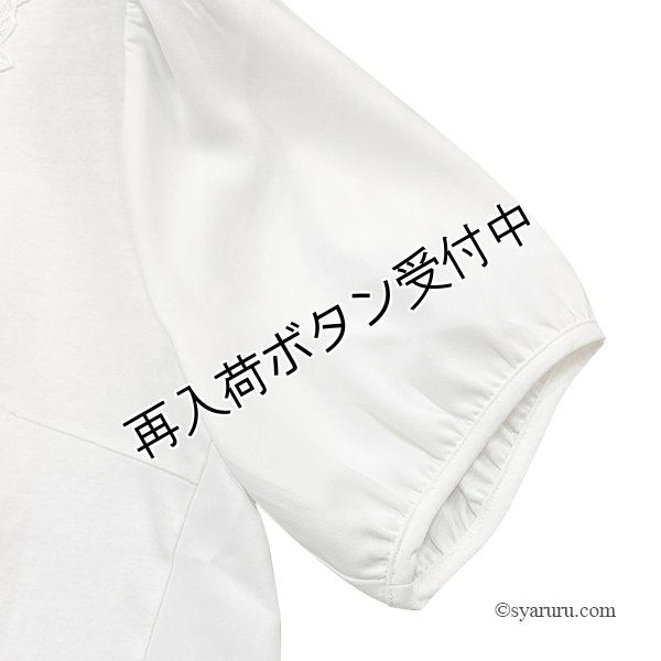 画像9: 【《半額以下+クーポン＋POINT！》SuperBeauty 】レース切替胸元モチーフ使いチュニックＴシャツ (9)