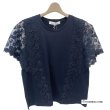 画像5: 【2025 春夏新作 SuperBeauty 】☆花モチーフ付異素材切替Ｔシャツ (5)