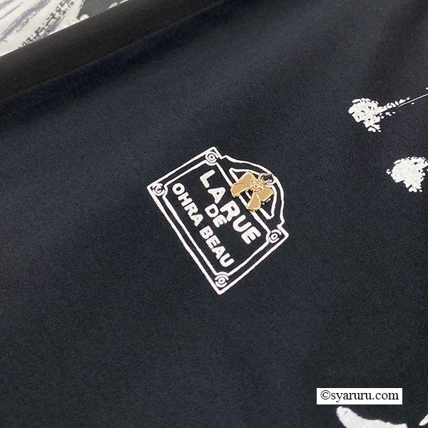 画像6: 【SuperBeauty  】モノトーンモデルプリントＴシャツ《送料220円代引は通常送料》 (6)