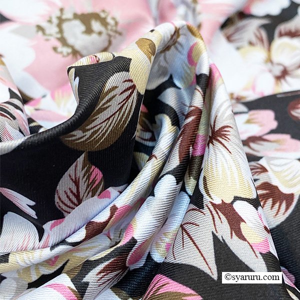 画像7: 【SuperBeauty  】レース切替フラワープリントチュニックＴシャツ (7)