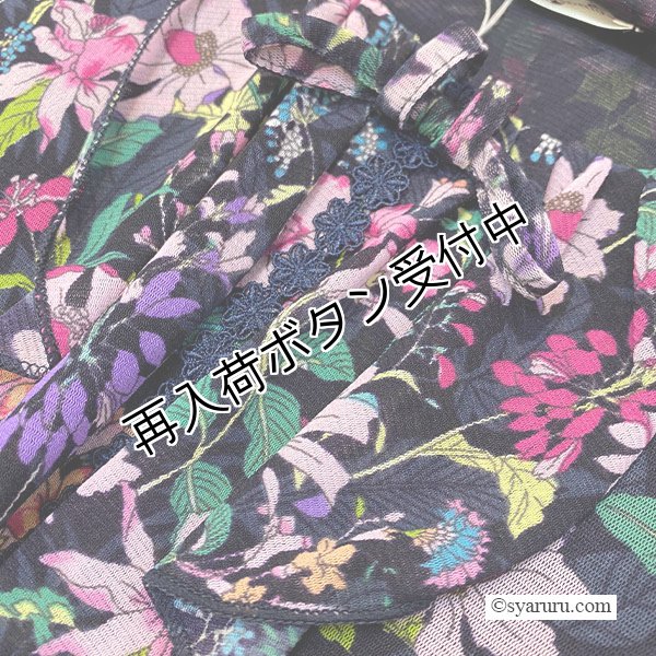 画像3: 【今週の追加 《半額以下+クーポン＋POINT！》SuperBeauty 】多色花プリント パワーネット素材半袖チュニック (3)
