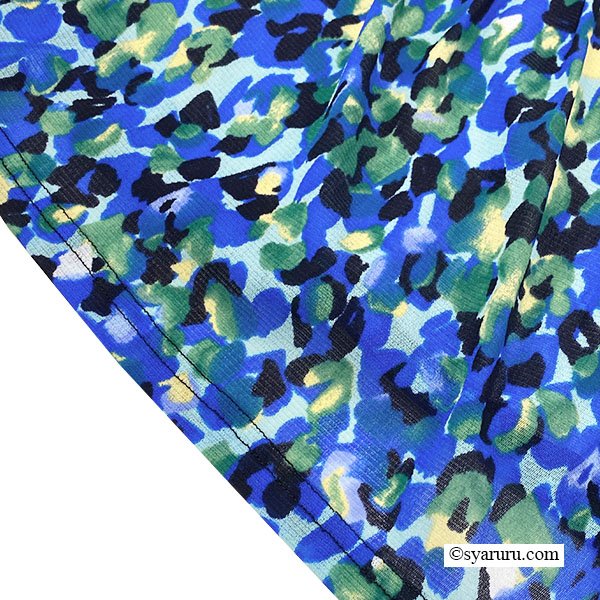 画像6: 【SuperBeauty  】多色ドットプリントパワーネット素材ワンピース (6)