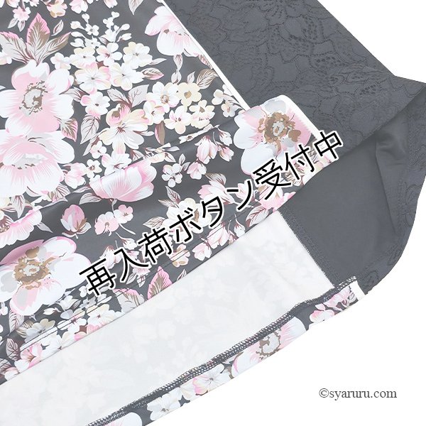 画像8: 【今週の追加 18,000円 →超特価 4,900円＜在庫限り＞クーポン/POINT不可】脇レース切替プリントワンピース-弥富店- (8)
