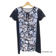 画像9: 【 SuperBeauty 50％OFF】レース切替フラワープリントチュニックＴシャツ (9)