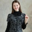 画像2: 【新作 SuperBeauty 2025秋冬】フロッキープリント半袖ワンピース (2)