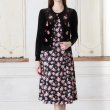 画像2: 【新作 SuperBeauty 2025秋冬】香水瓶プリントノースリーブワンピース (2)
