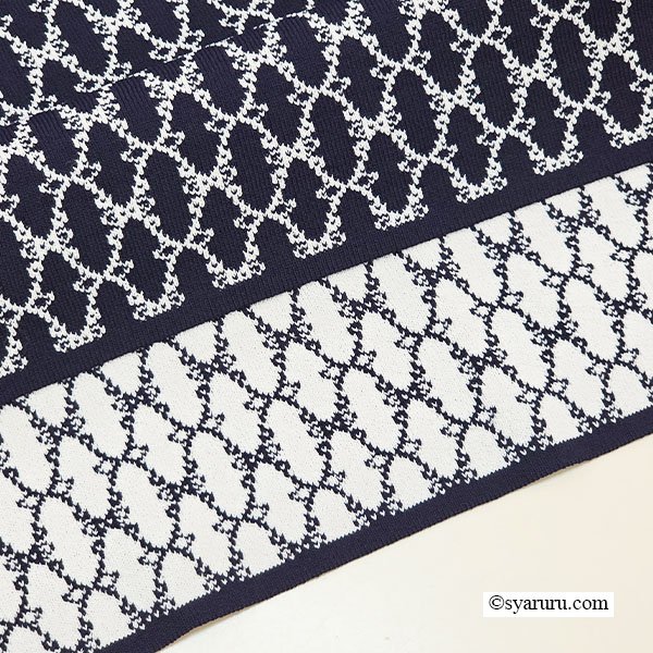 画像11: 【SuperBeauty 2025秋冬 クーポン＆POINT可】ジャガード編み袖パワーネット素材ニットワンピース (11)