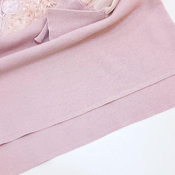 画像6: 【SuperBeauty 2025秋冬 クーポン＆POINT可】パワーネット素材袖の胸元フラワーモチーフ使いセーター (6)