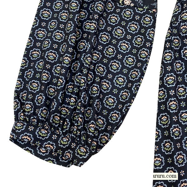 画像6: 【新作 SuperBeauty 2025秋冬 クーポン＆POINT可】幾何学×花プリント切替ワンピース (6)