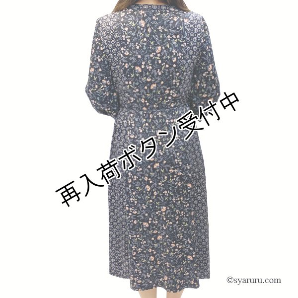 画像3: 【 OUTLET SALE 《半額以下+クーポン＋POINT！》SuperBeauty 】 ●幾何学×花プリント切替ワンピース (3)