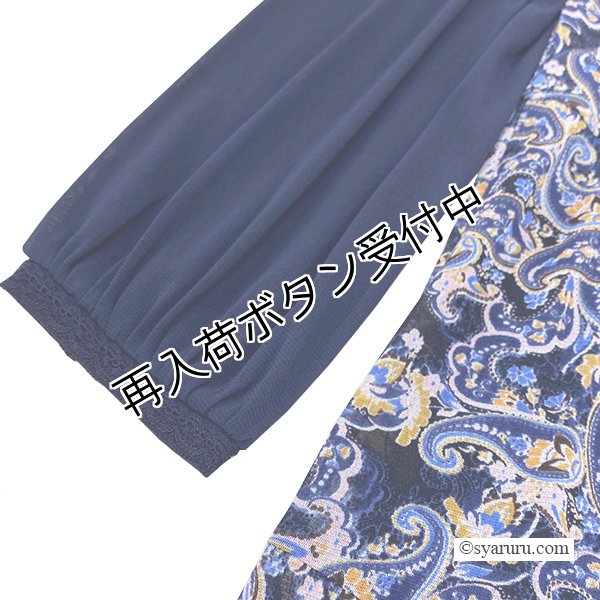 画像7: 【《30%OFF！》SuperBeauty 2025秋冬】ペイズリー柄パワーネット素材チュニック (7)