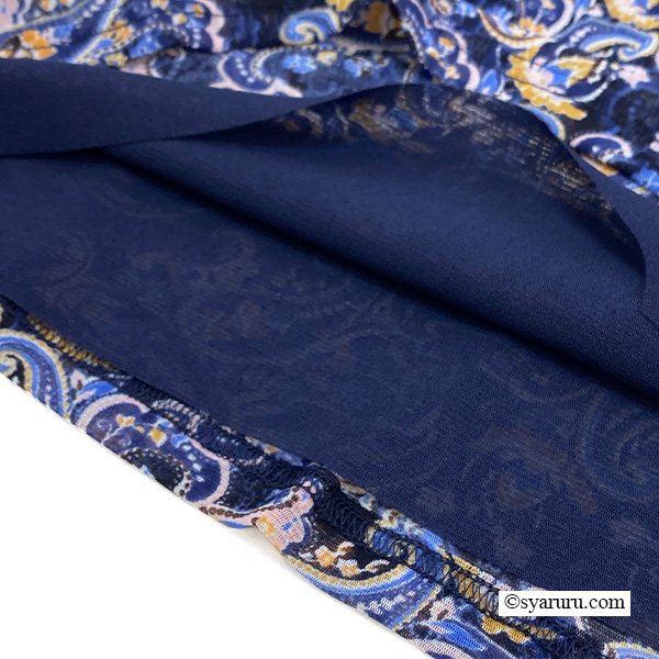 画像9: 【新作 SuperBeauty 2025秋冬 クーポン＆POINT可】ペイズリー柄パワーネット素材チュニック (9)