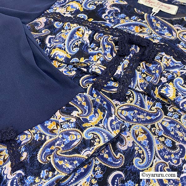 画像5: 【新作 SuperBeauty 2025秋冬 クーポン＆POINT可】ペイズリー柄ワンピース (5)