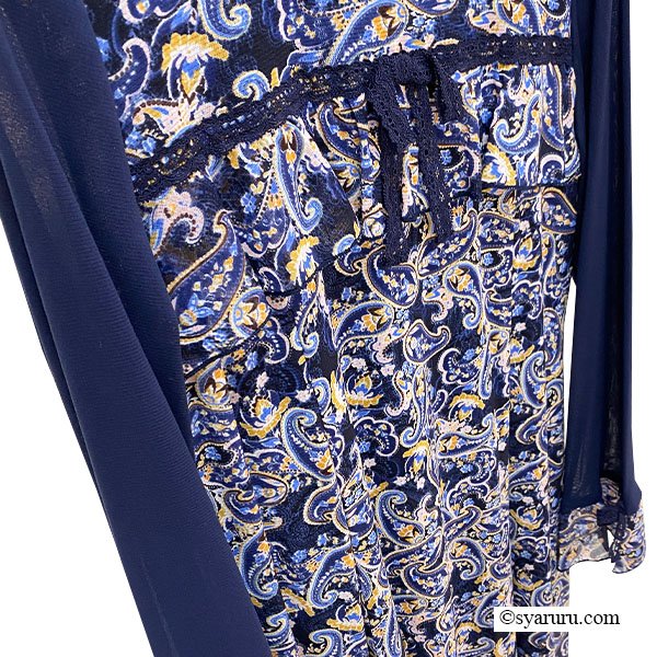 画像4: 【新作 SuperBeauty 2025秋冬 クーポン＆POINT可】ペイズリー柄ワンピース (4)