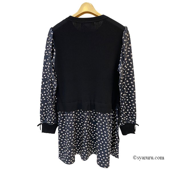 画像3: 【SuperBeauty 2025秋冬 クーポン＆POINT可】レイヤードスタイリング　ニットチュニック (3)