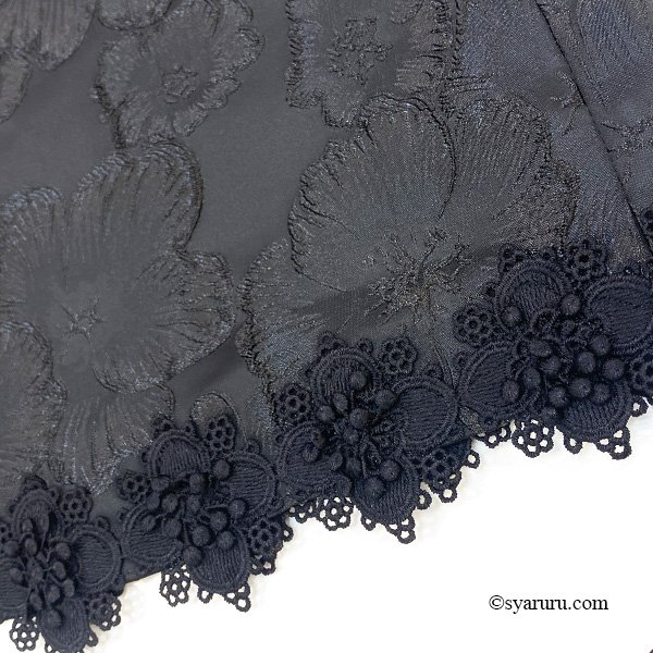 画像8: 【SuperBeauty 2025秋冬 クーポン＆POINT可】大花ジャガード織素材スカート (8)