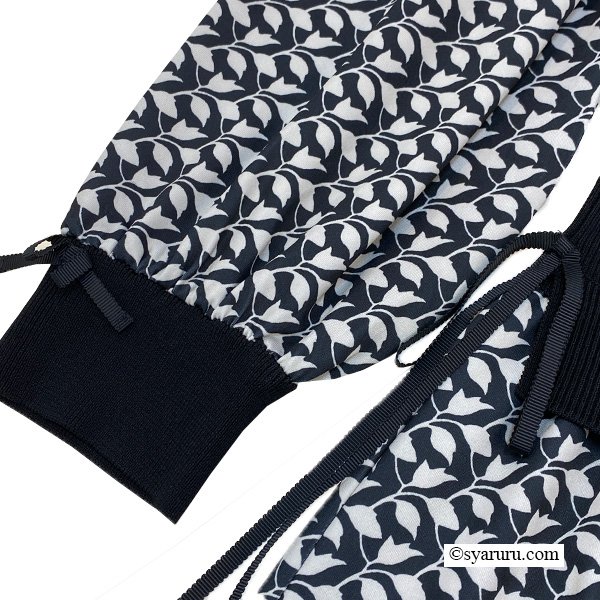 画像10: 【SuperBeauty 2025秋冬 クーポン＆POINT可】ニットベストプリント×レイヤード風フラワープリントワンピース (10)