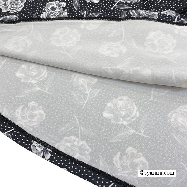 画像11: 【SuperBeauty 2025秋冬 クーポン＆POINT可】ニットベストプリント×レイヤード風フラワープリントワンピース (11)