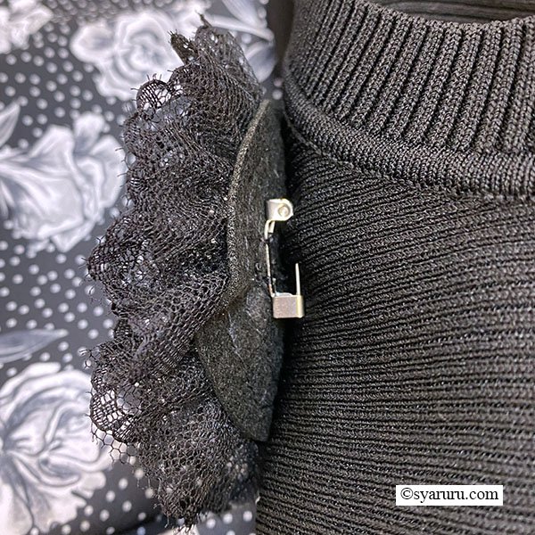 画像7: 【SuperBeauty 2025秋冬 クーポン＆POINT可】ニットベストプリント×レイヤード風フラワープリントワンピース (7)