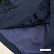 画像8: 【●半額以下 + クーポン＆POINT可●】花モチーフ付袖レース使いタフタ素材ワンピース (8)