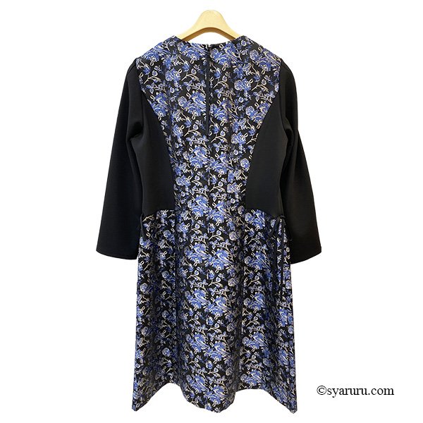 画像4: 【新作 SuperBeauty 2025秋冬 クーポン＆POINT可】ジャガード織切替ワンピース (4)