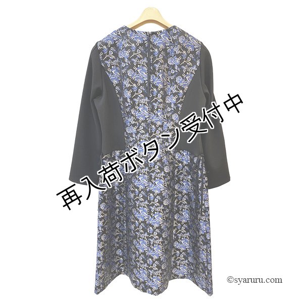 画像4: 【《半額以下！》SuperBeauty 2025秋冬】ジャガード織切替ワンピース (4)