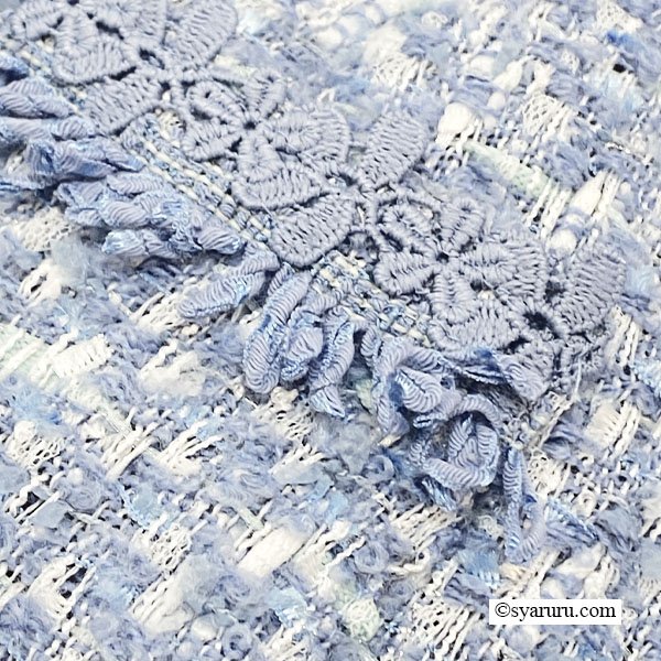 画像10: 【SuperBeauty 2025秋冬 クーポン＆POINT可】裾レース使いツイード生地スカート (10)