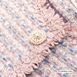 画像13: 【新作 SuperBeauty 2025秋冬 クーポン＆POINT可】ツイード生地ノーカラージャケット (13)