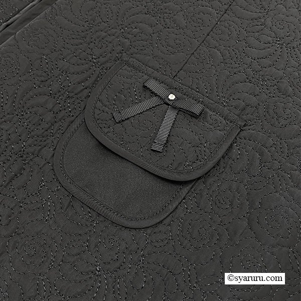 画像11: 【新作 SuperBeauty 2025秋冬 クーポン＆POINT可】キルティング生地切替前あきワンピース (11)