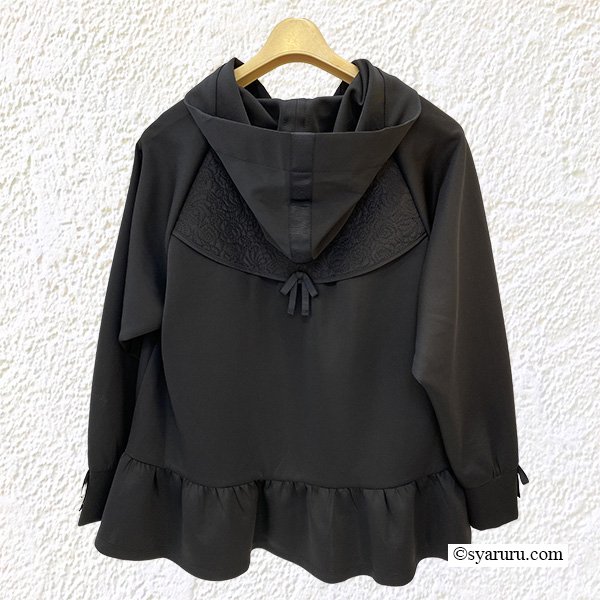 画像5: 【新作 SuperBeauty 2025秋冬 クーポン＆POINT可】キルティング生地×ダンボールニット切替パーカー (5)