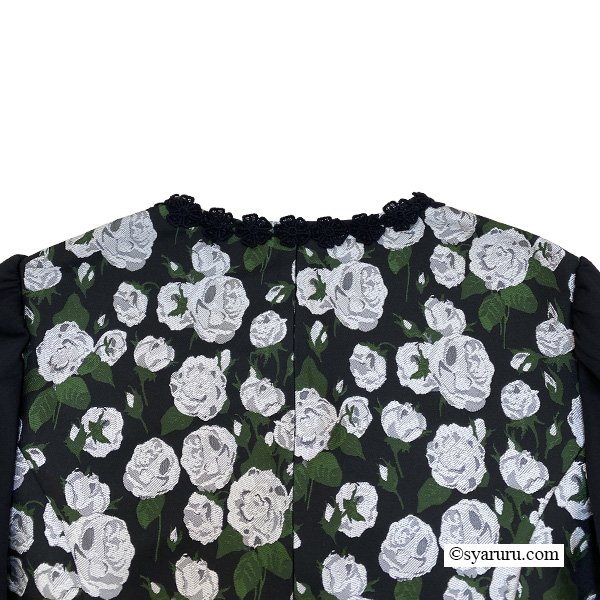 画像8: 【新作 SuperBeauty 2025秋冬 クーポン＆POINT可】ジャガード織切替前あきワンピース (8)