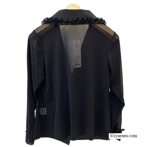 画像5: 【新作 SuperBeauty 2025秋冬 クーポン＆POINT可】パワーネット素材切替のテーラードジャケット《送料220円代引は通常送料》 (5)