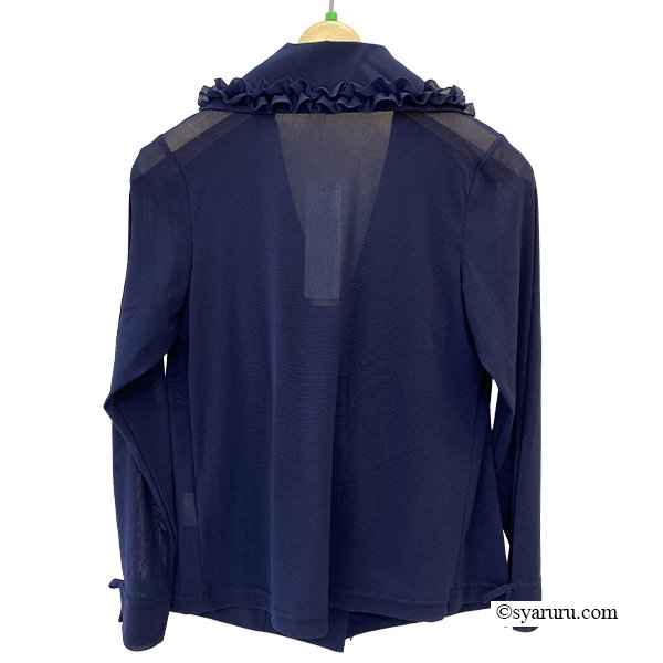 画像3: 【新作 SuperBeauty 2025秋冬 クーポン＆POINT可】パワーネット素材切替のテーラードジャケット《送料220円代引は通常送料》 (3)