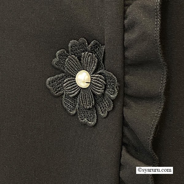 画像6: 【新作 SuperBeauty 2025秋冬 クーポン＆POINT可】花モチーフ付ポンチ素材ノーカラージャケット (6)