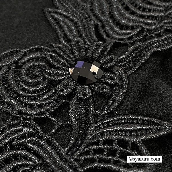 画像9: 【新作 SuperBeauty 2025秋冬 クーポン＆POINT可】前立てレース×フリルデザインジャケット (9)