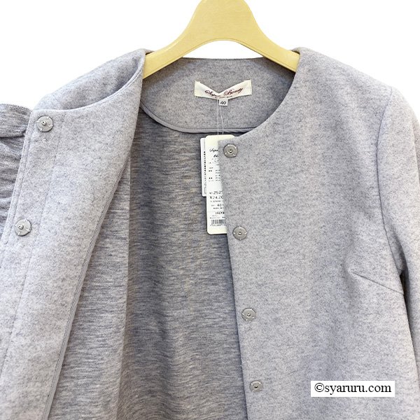 画像12: 【新作 SuperBeauty 2025秋冬 クーポン＆POINT可】前立てレース×フリルデザインジャケット (12)