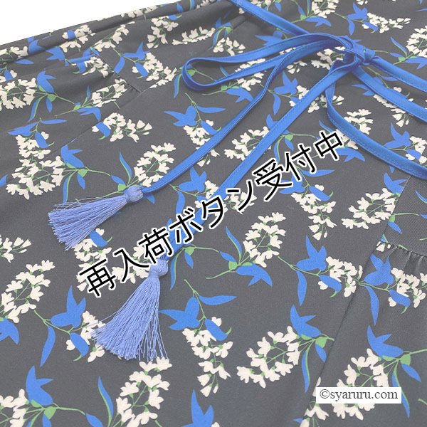 画像8: 【《半額以下！》SuperBeauty 2025秋冬】ブルー系花柄プリントワンピース (8)