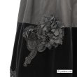 画像4: 【新作 SuperBeauty 2025秋冬 クーポン＆POINT可】裾レース使いベロア×タフタ素材スカート (4)