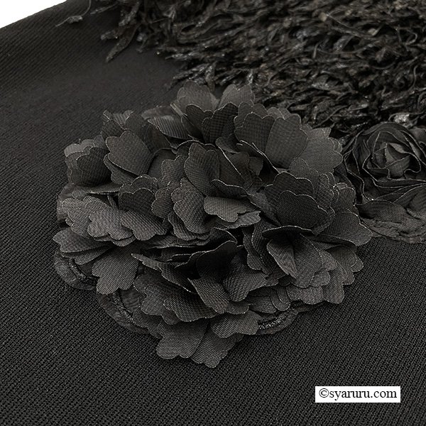 画像6: 【SuperBeauty 2025秋冬 クーポン＆POINT可】前立て立体モチーフ使いニットジレ (6)