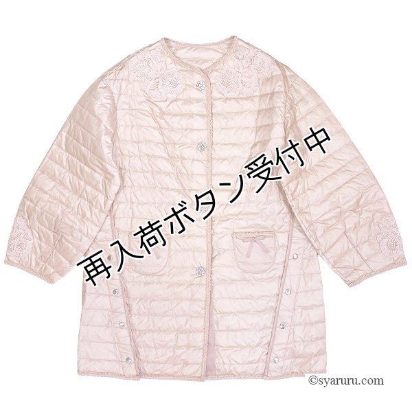 画像2: 【《半額以下！》SuperBeauty 2025秋冬】●レースデザインライトダウンジャケット (2)