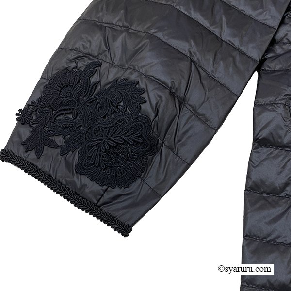 画像10: 【新作 SuperBeauty 2025秋冬 クーポン＆POINT可】レースデザインライトダウンジャケット (10)