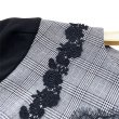 画像6: 【新作 SuperBeauty 2025秋冬 クーポン＆POINT可】チェック柄×レースモチーフ使いワンピース (6)