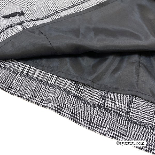 画像12: 【新作 SuperBeauty 2025秋冬 クーポン＆POINT可】チェック柄×レースモチーフ使いワンピース (12)