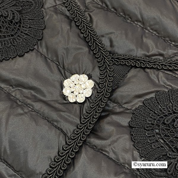 画像7: 【新作 SuperBeauty 2025秋冬 クーポン＆POINT可】レースデザインライトダウンジャケット (7)