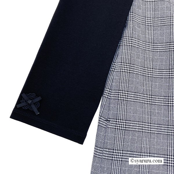 画像9: 【新作 SuperBeauty 2025秋冬 クーポン＆POINT可】チェック柄×レースモチーフ使いワンピース (9)