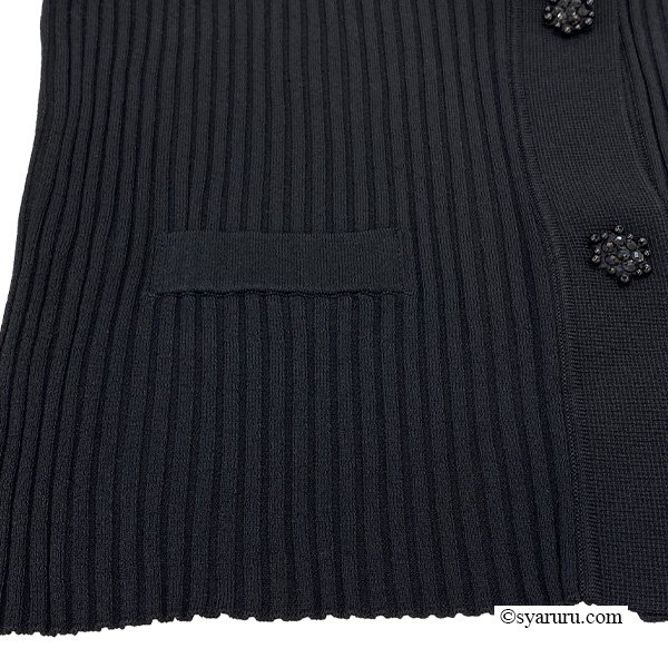 画像8: 【SuperBeauty 2025秋冬 クーポン＆POINT可】襟付きリブ編みニットガーディガン (8)