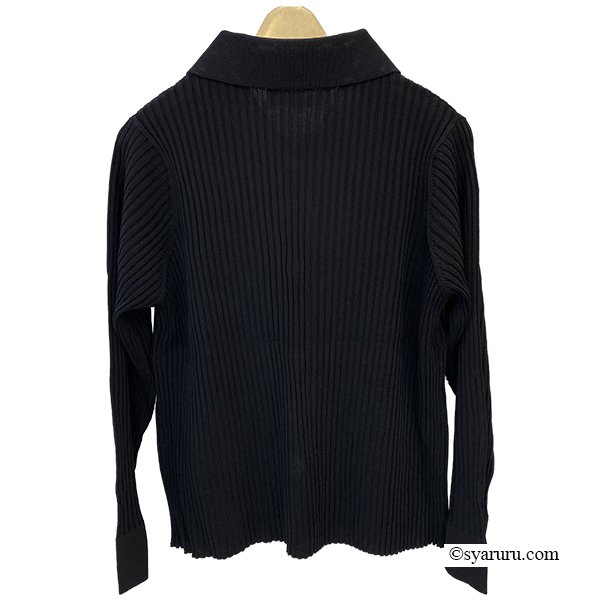 画像3: 【SuperBeauty 2025秋冬 クーポン＆POINT可】襟付きリブ編みニットガーディガン (3)